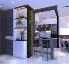 3 kitchen living